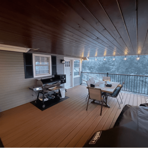 new covered deck